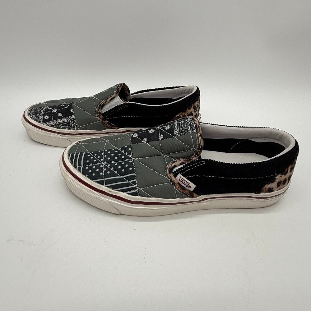 Vans Classic Slip-On 98 DX PW Anaheim Factory Quilted Mix Sneakers Men 6 W 7.5